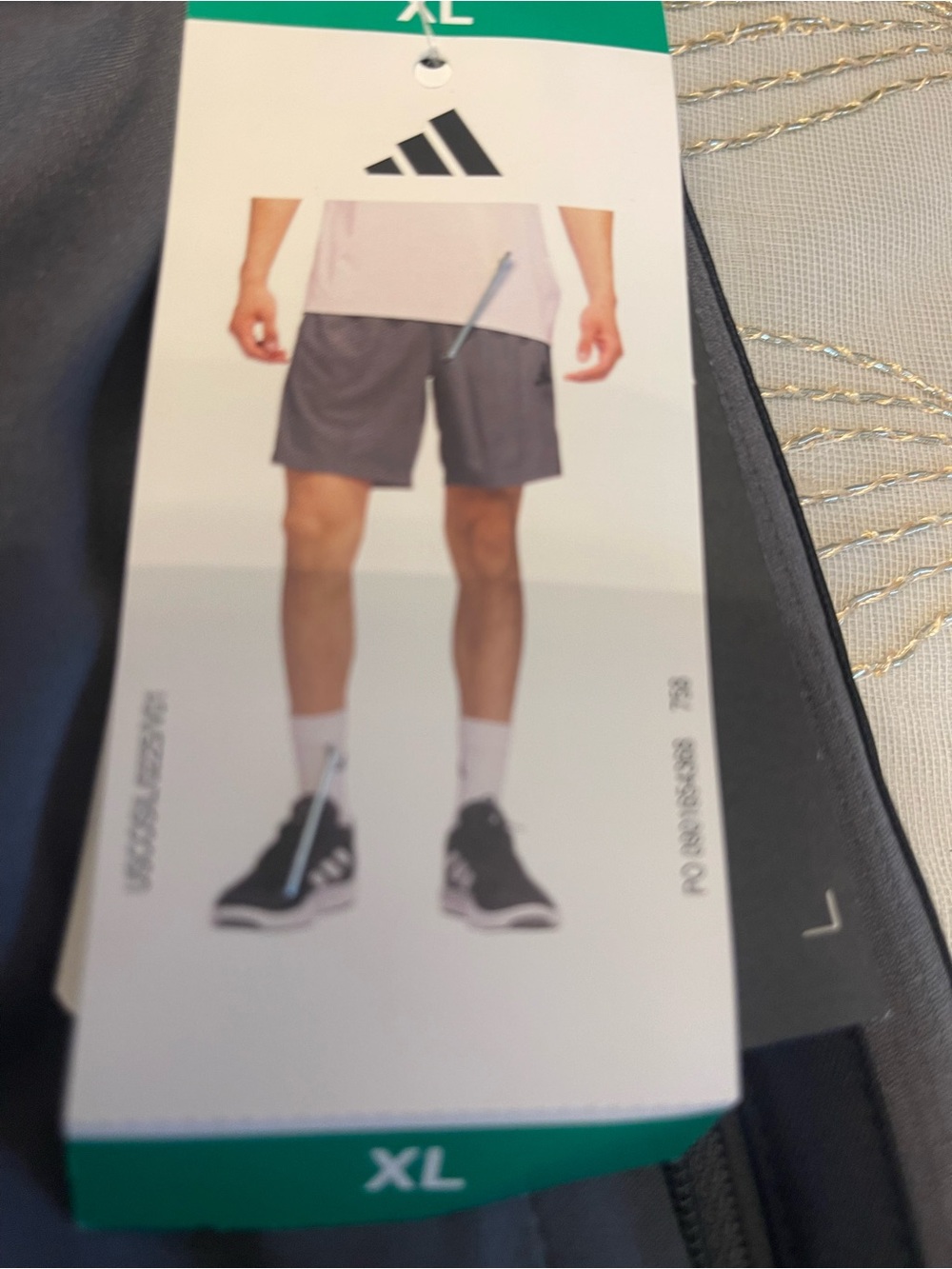 adidas Men’s Gray Athletic Shorts
